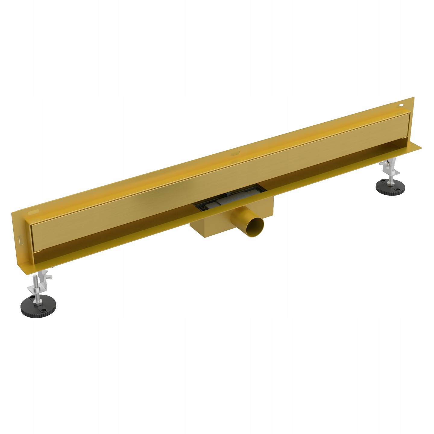 ODPŁYW LINIOWY ŚCIENNY BOCZNY 90cm ZŁOTY