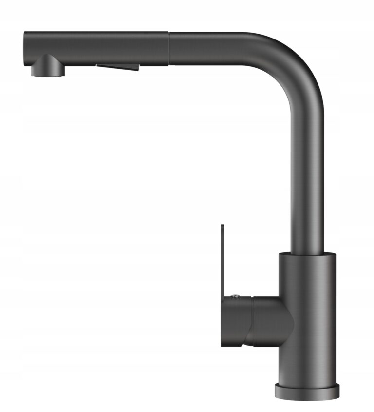 BATERIA-KUCHENNA-GUN-GREY-METALIK-WYCIAGANA-WYLEWKA-2-STRUMIENIE-ZLEW-EBRO-Typ-montazu-stojaca