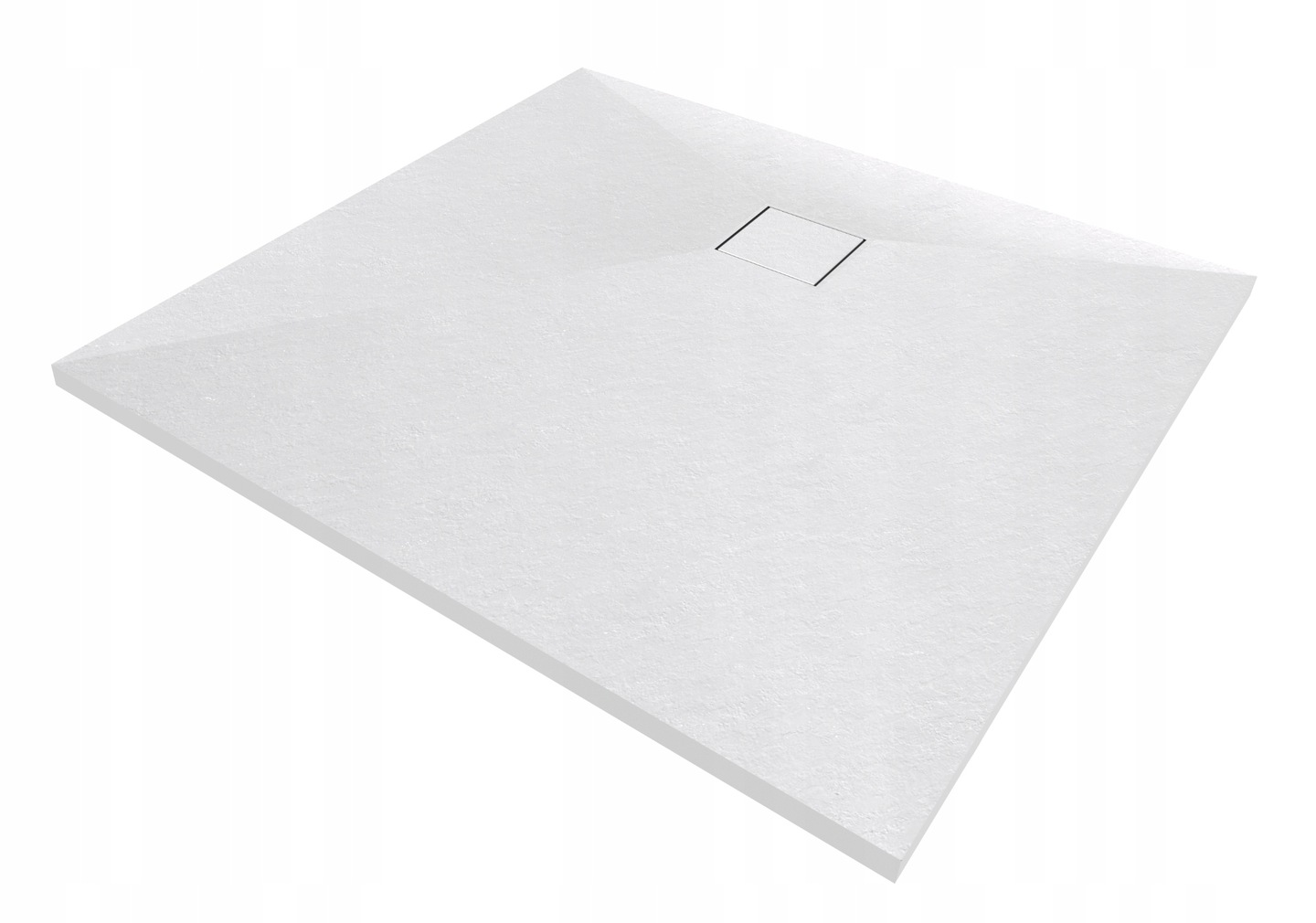 BRODZIK PRYSZNICOWY KWADRATOWY 90 x 90 CM BIAŁY SMC KOMPOZYT TEJA