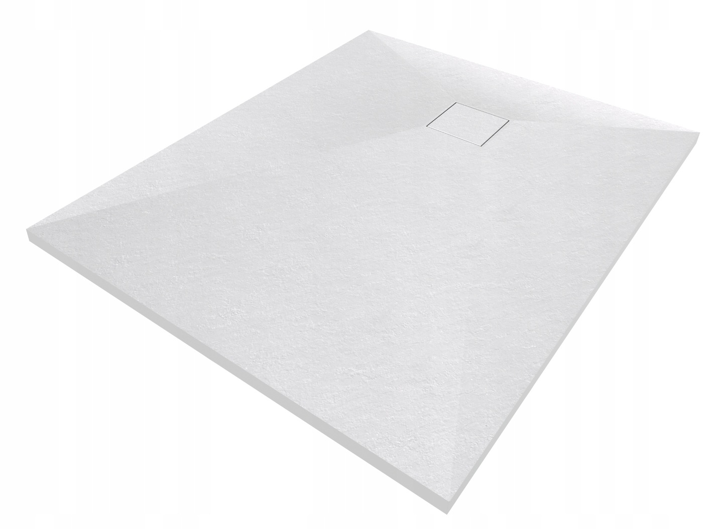 BRODZIK PRYSZNICOWY PROSTOKĄTNY 100x80 CM BIAŁY SMC KOMPOZYT TEJA