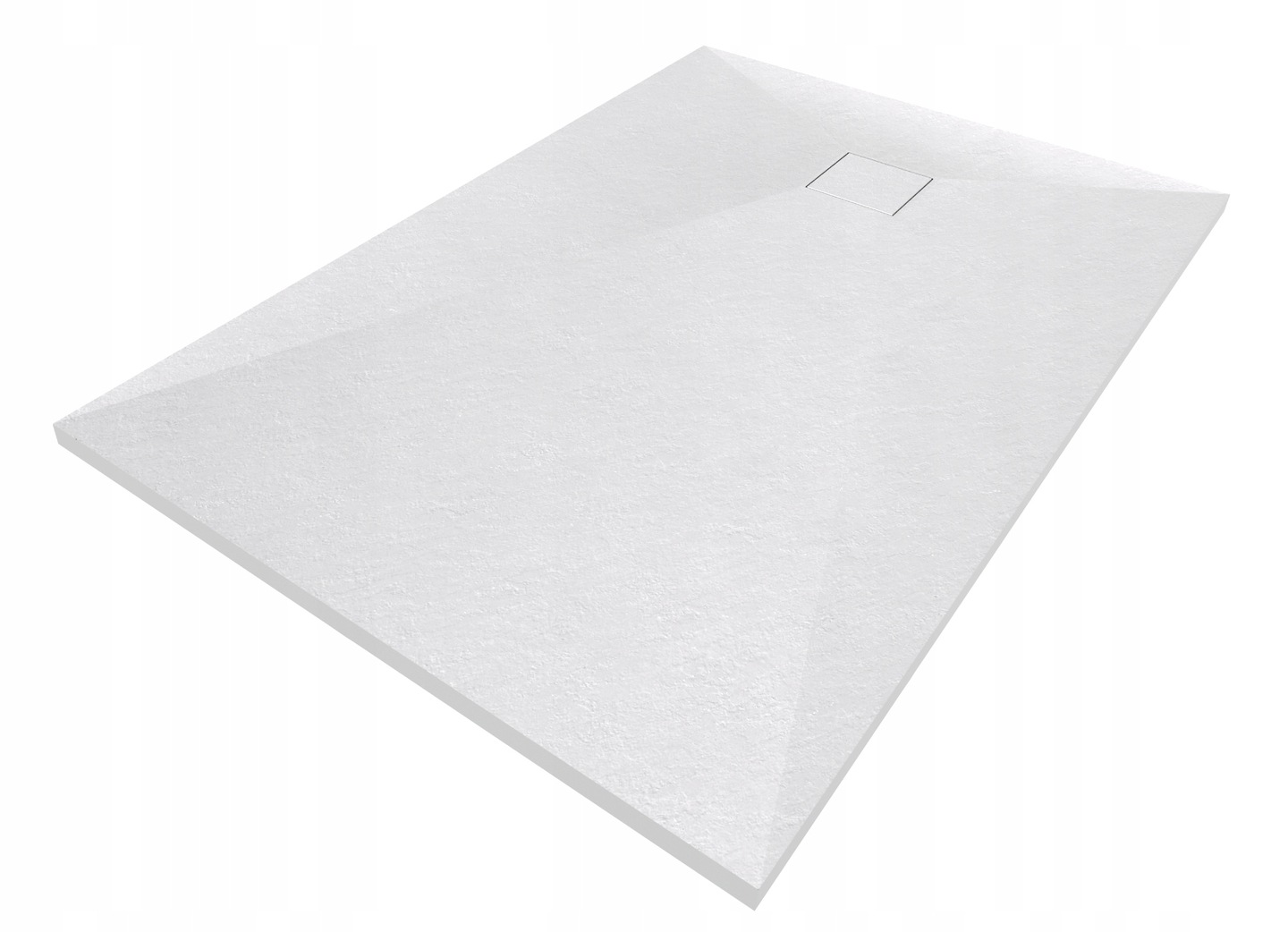 BRODZIK PRYSZNICOWY PROSTOKĄTNY 120x80 CM BIAŁY SMC KOMPOZYT TEJA