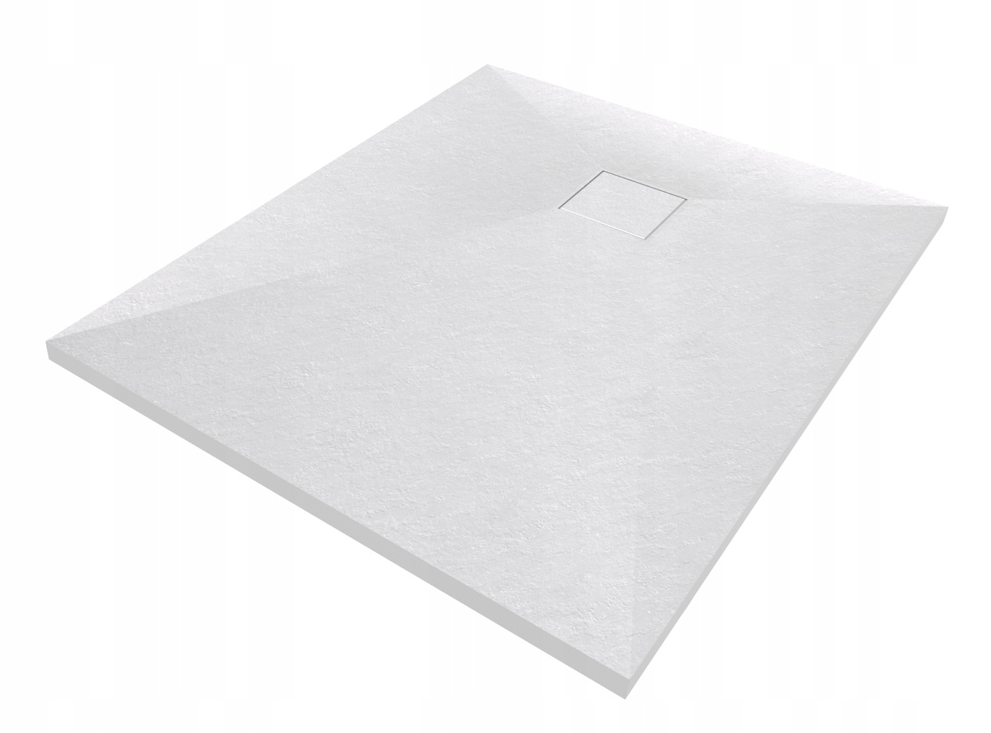 BRODZIK PRYSZNICOWY PROSTOKĄTNY 90 x 70 CM BIAŁY SMC KOMPOZYT TEJA
